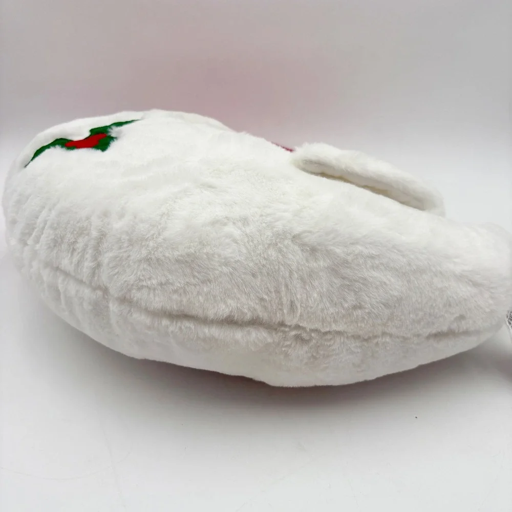 Santa Moon Crescent‎ Pillow Christmas Plush Decorative Holiday Gift